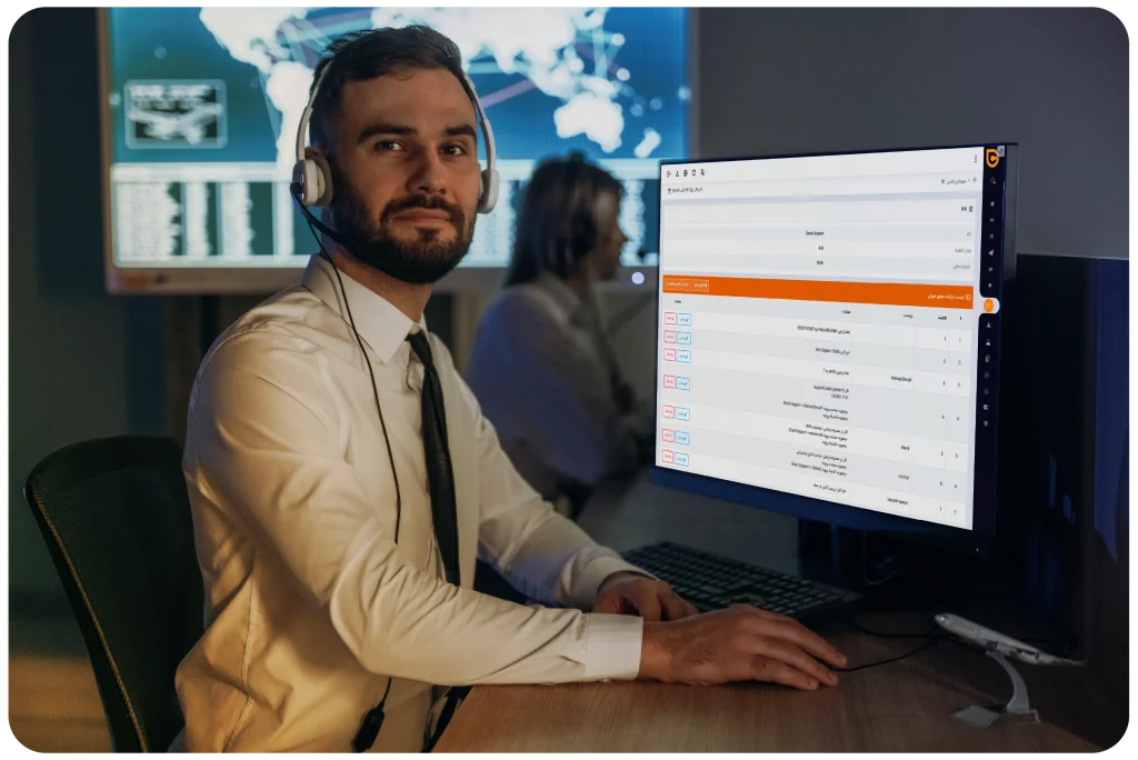 پاسخ‌گویی ساده، سریع و حرفه‌ای